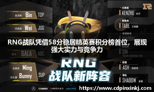 RNG战队凭借58分稳居精英赛积分榜首位，展现强大实力与竞争力